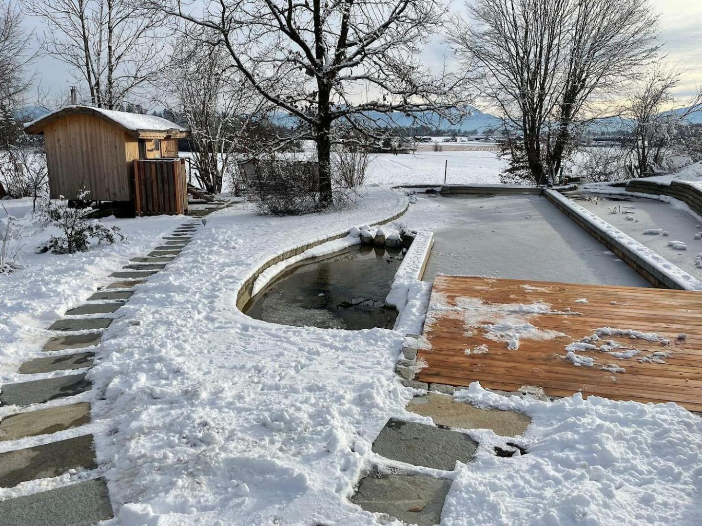 Fembacher Alm Seeon Seebruck Bagian luar foto
